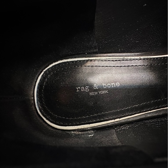 Rag & Bone Black Aslen Chain Loafer Size 41 - Picture 13 of 13